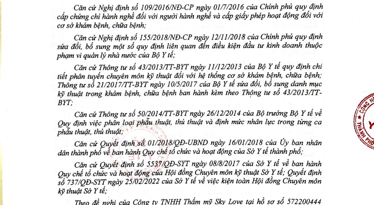 Giấy Phép Khám Chữa Bệnh